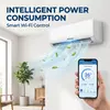 C.A. fendu silencieux d'&eacute;conomie d'&eacute;nergie de pompe &agrave; chaleur d'inverseur de 9000BTU 50Hz