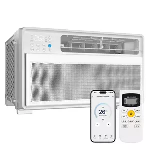 Ar condicionado de janela com controle remoto e economia de energia do inversor 9000BTU